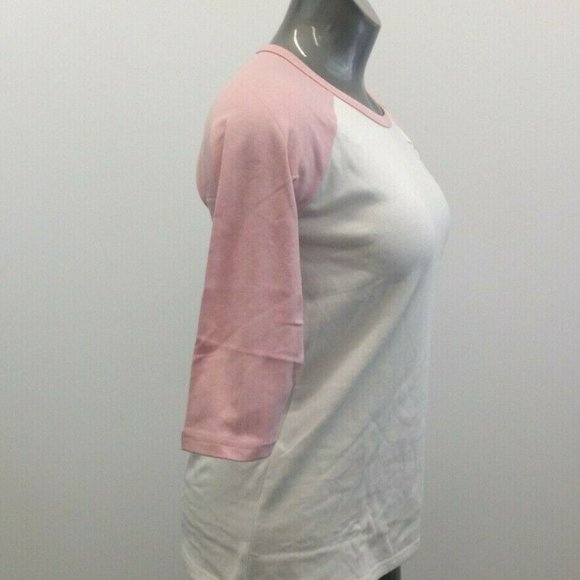 Moxie Trades Women's Raglan T Shirt Size XL Pink - Picture 3 of 7